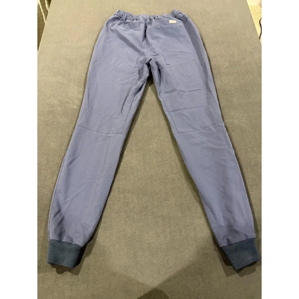 FIGS Tansen Medical Jogger Scrub Pants Mens XS Gray Drawstring Waist Tapered Leg